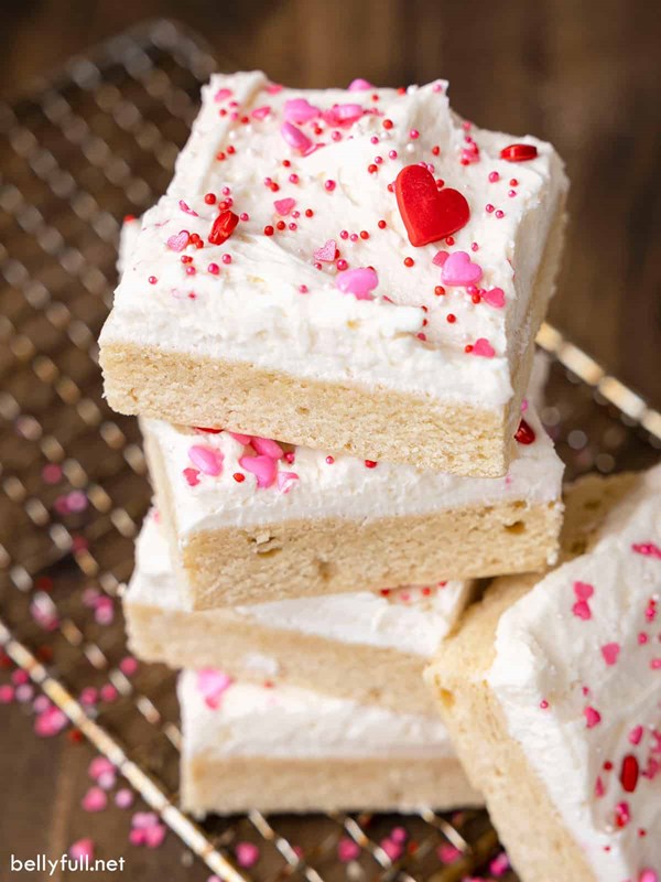 Frosted sugar cookie bars