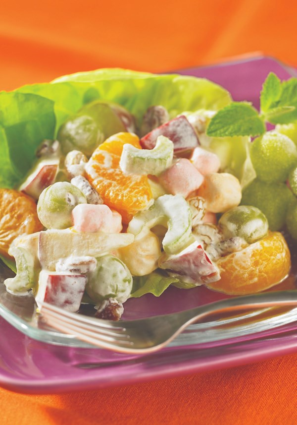 Frosted Waldorf salad