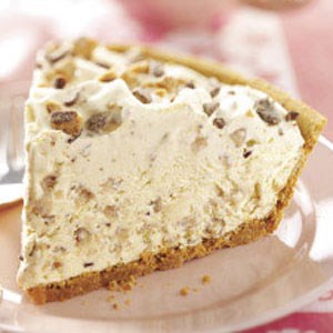 Frosty toffee bits pie