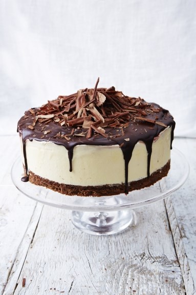 Frozen Black Forest cheesecake