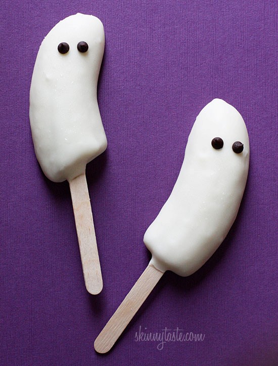 Frozen "boo"-nana pops