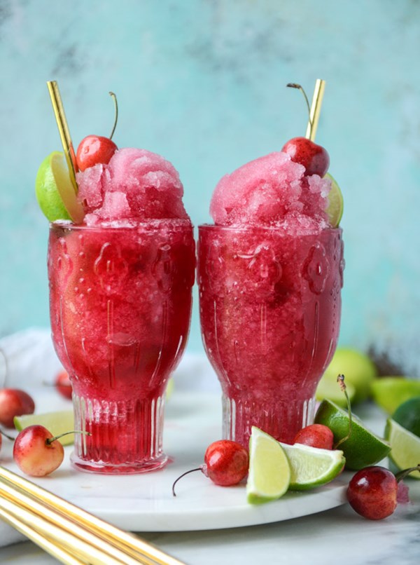 Frozen cherry cosmos