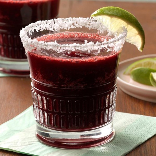 Frozen cherry margaritas