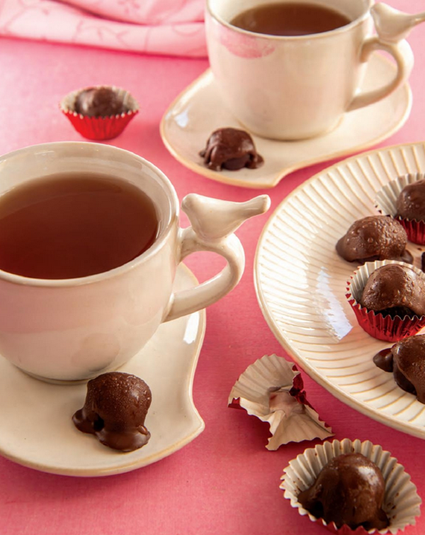 Frozen chocolate cherries