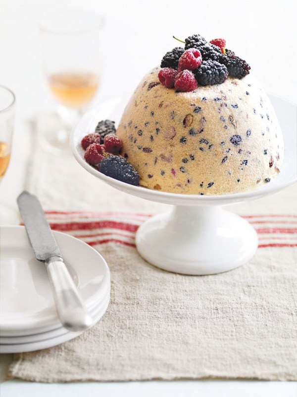 Frozen Christmas pudding