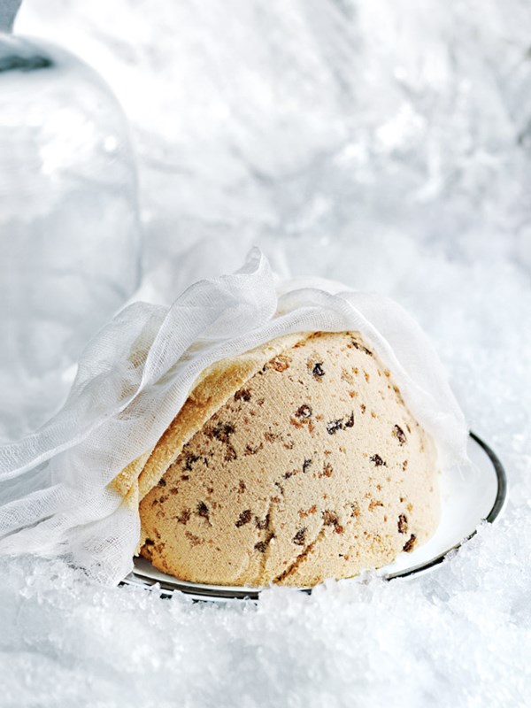 Frozen Christmas pudding
