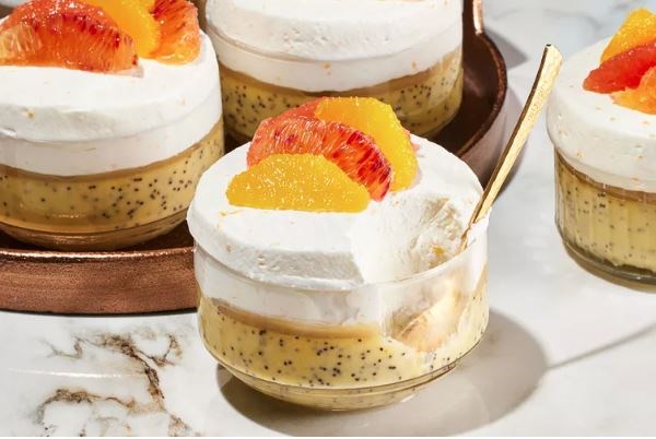 Frozen citrus "soufflé" [Michael Werrell]