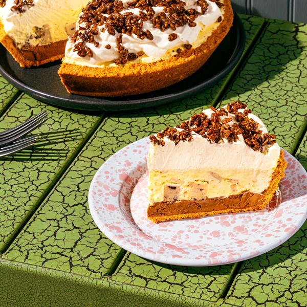 Frozen cookie dough pie [Georgia Vinzant, Brochu’s Family Tradition]