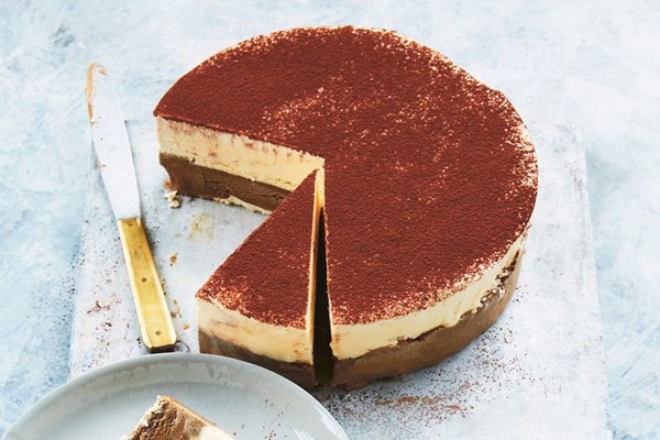 Frozen espresso cake