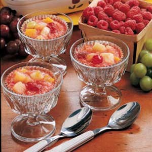 Frozen fruit cups