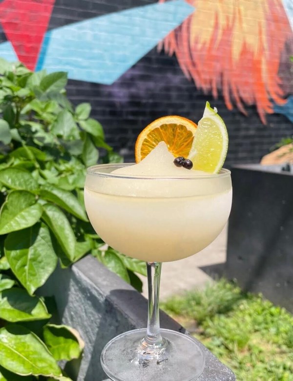 Frozen gin and tonic [Garth Poe, Main Street Meats]