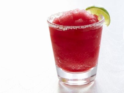 Frozen hibiscus margaritas