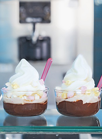 Frozen hot chocolate