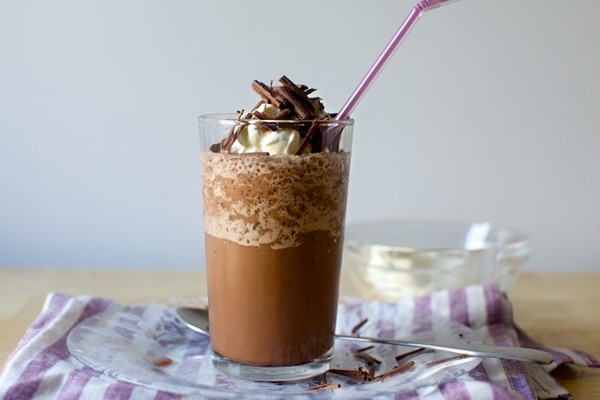 Frozen hot chocolate