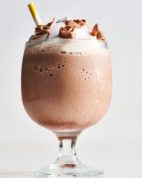 Frozen hot chocolate