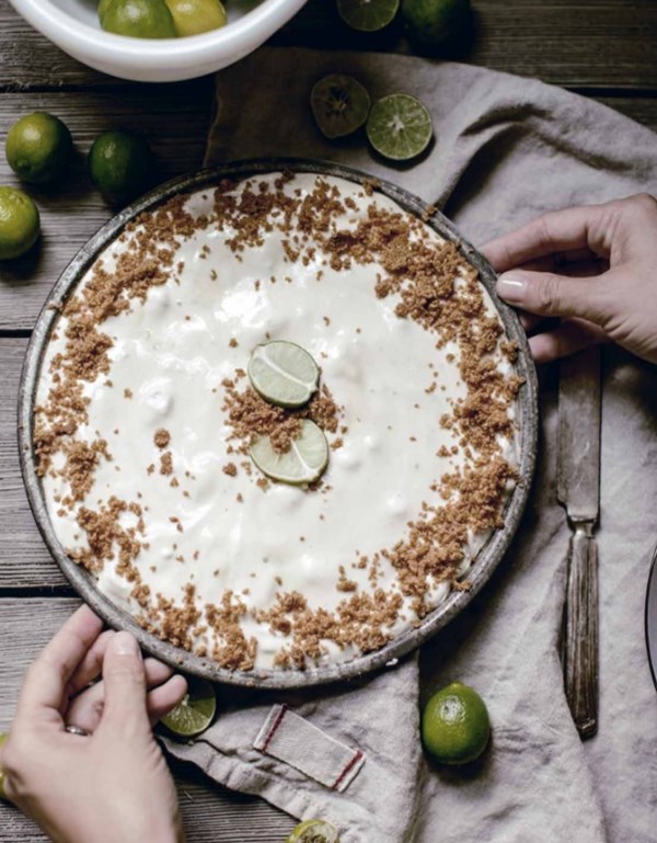 Frozen Key lime pie