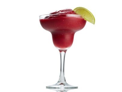 Frozen lemon-berry margaritas
