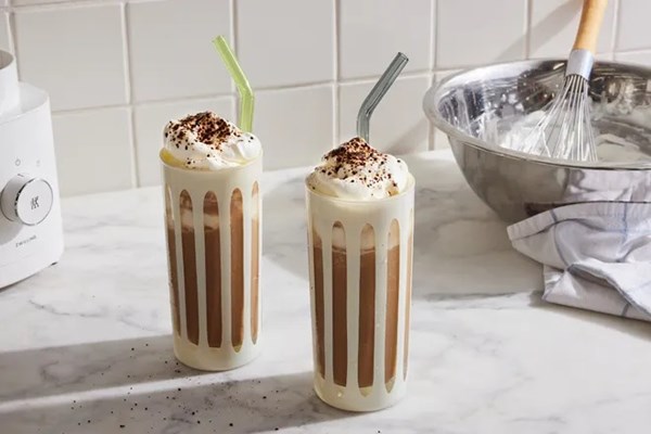 Frozen malted latte
