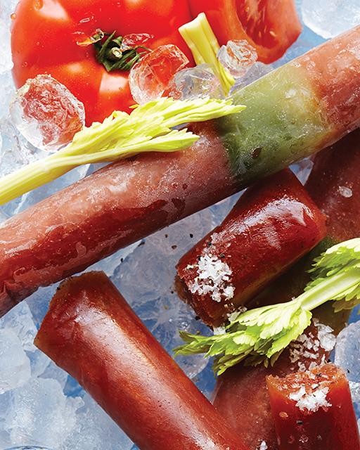 Frozen Mary pops