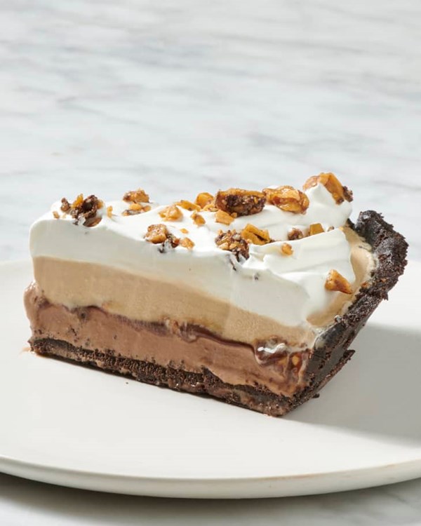 Frozen mud pie (with Oreo cookie crust) 