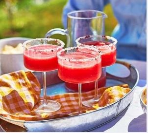 Frozen watermelon Margarita
