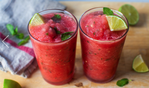 Frozen watermelon mojito