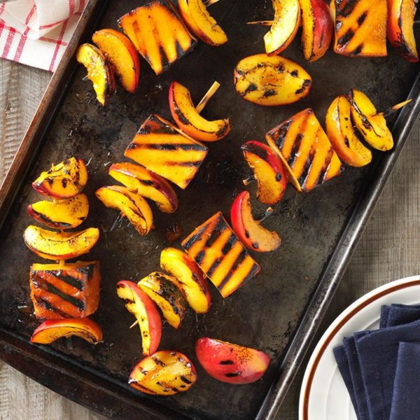 Fruit & cake kabobs