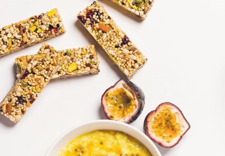 Fruit + nut breakfast bars