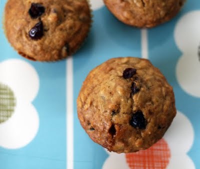 Fruit & nut oatmeal muffins