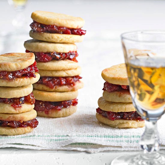Fruit-and-cheese cocktail cookies