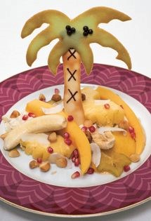 Fruit and coconut tapioca pudding Maui