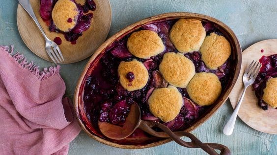 Fruit cobbler with any fruit