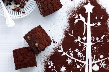 Fruit mince brownies