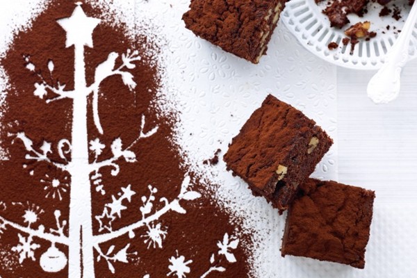 Fruit mince brownies