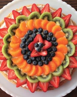 Fruit pizza