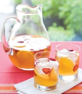 Fruit salad sangria