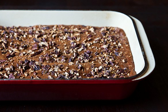 Fruitcake-inspired brownies