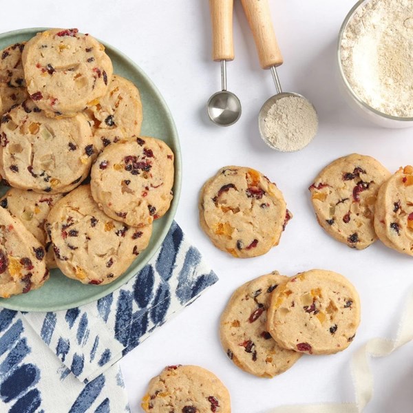 Fruitcake shortbread
