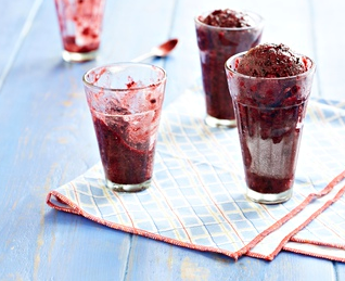 Fruits of the forest sorbet