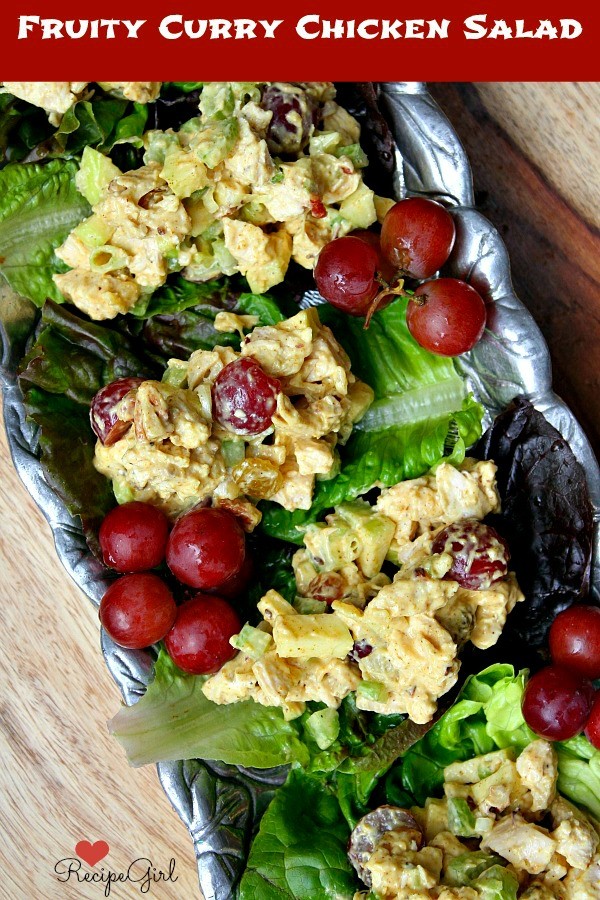 Fruity curry chicken salad