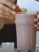 Fruity delight vanilla smoothie