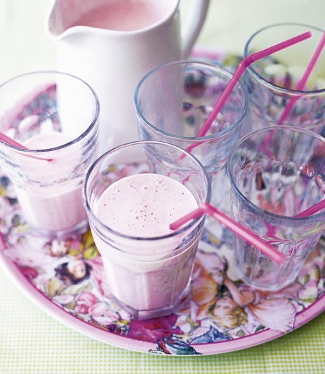 Fruity milkshakes