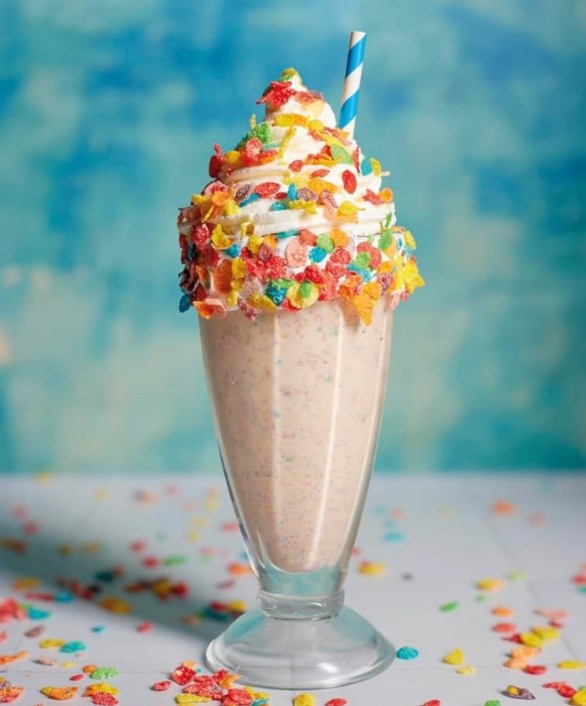 Fruity Pebbles milkshake