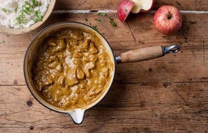 Fruity turkey curry