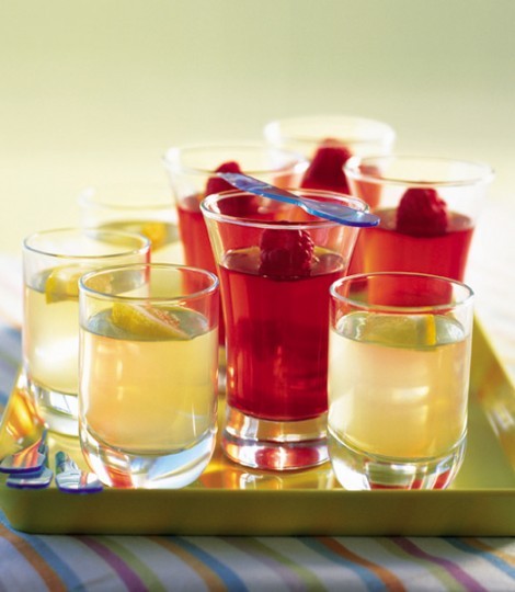 Fruity vodka jellies