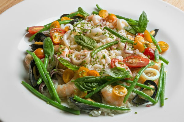 Frutti di mare rice salad
