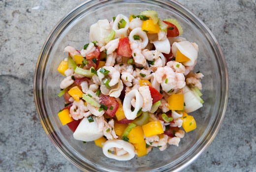 Frutti di mare seafood salad