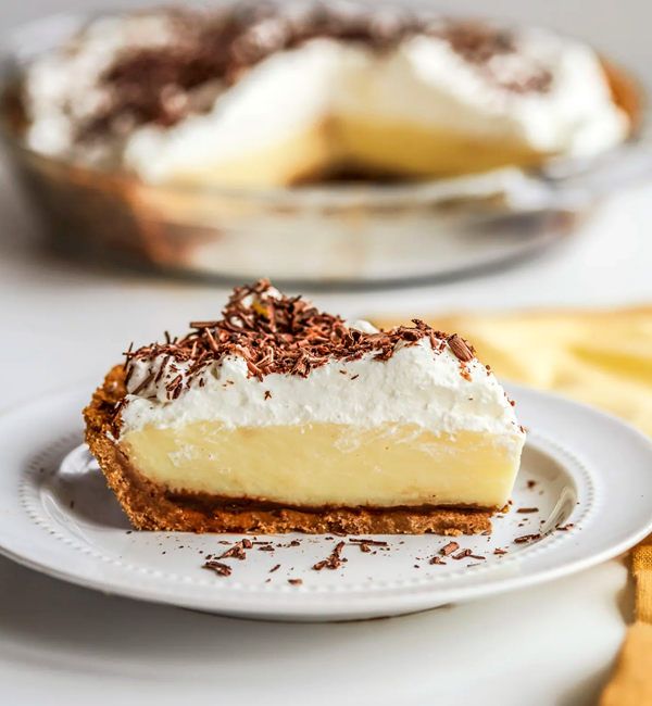 Fudge bottom pie