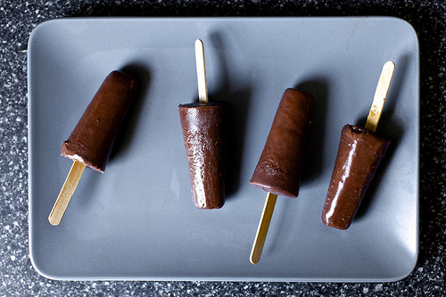 Fudge popsicles