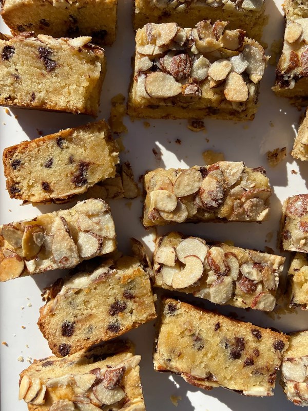Fudgy almond cookie cake [Sarah Jampel]
